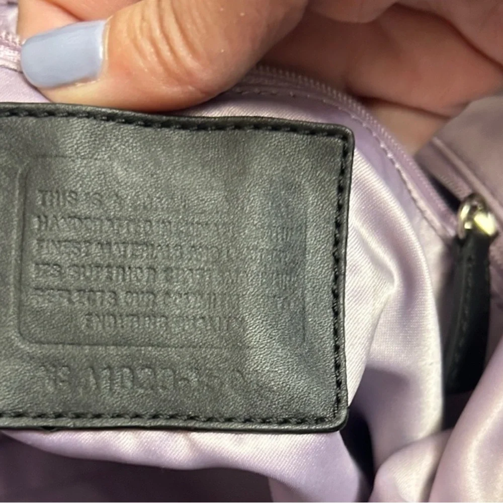 Coach black leather tote LIKE NEW - Picture 7 of 9